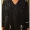 Black Silk 3-Piece Suit Set with Linning