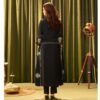 Black Silk 3-Piece Suit Set with Linning