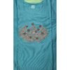 Teal Blue 3-pc Cotton Linen Suit Set