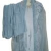 Sky Blue Maslin Suit with beautiful Sharara and Dupatta