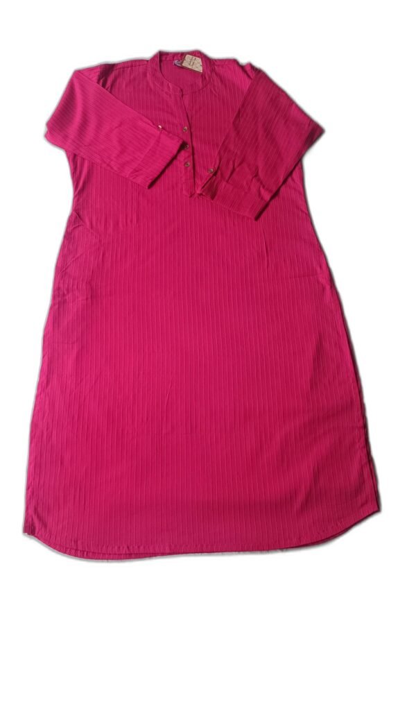 Magenta Beautiful Stretchable Single Piece Kurti