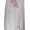 White pure malmal cotton 3 pc suit set anarkali